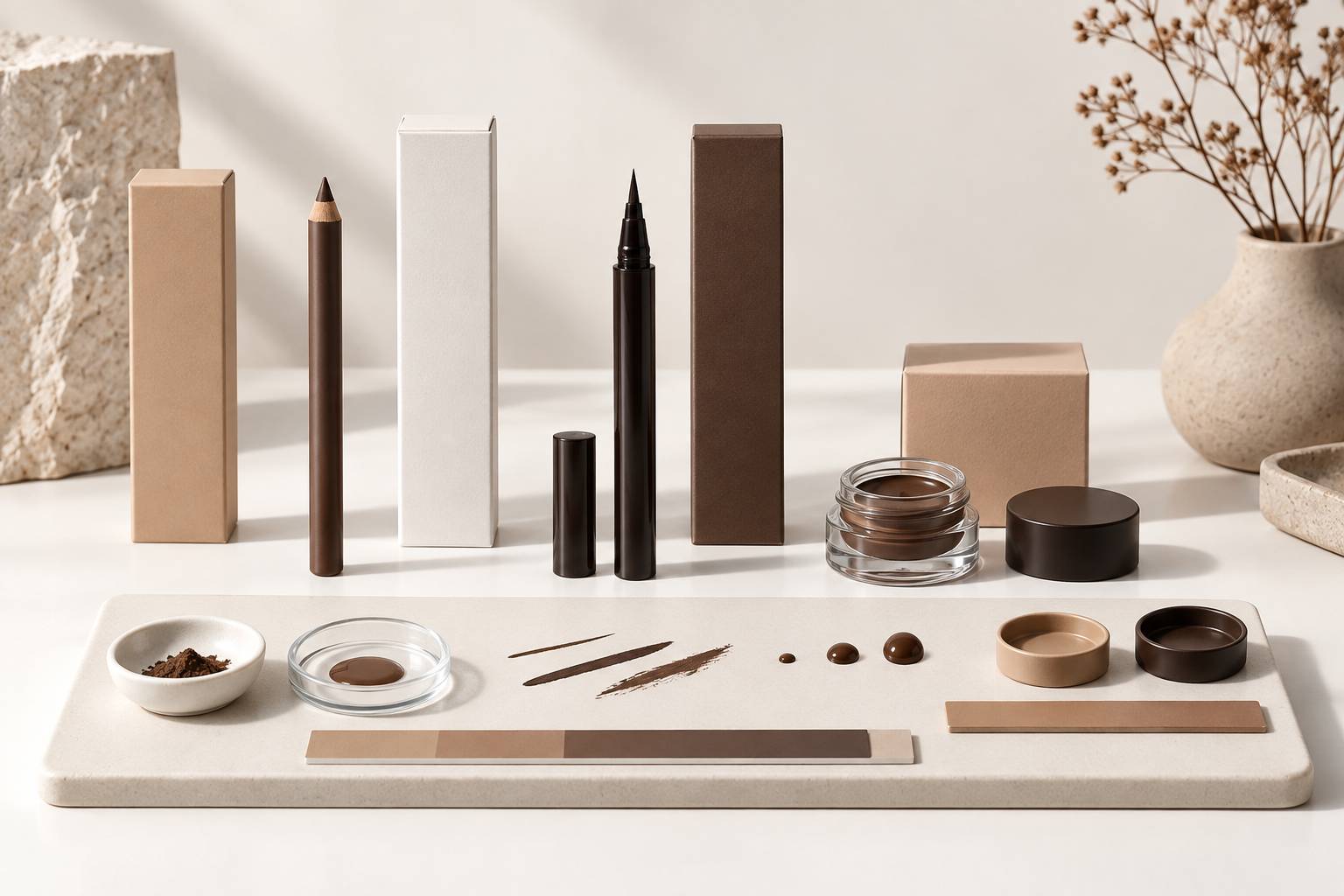Illustration éditoriale du sujet : Eyeliner: prezzo, formato e durata a confronto